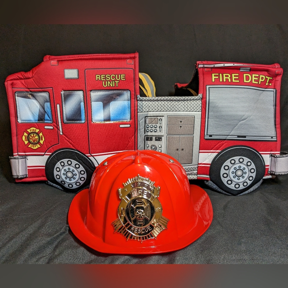 Toddler One Size Fire Truck Costume